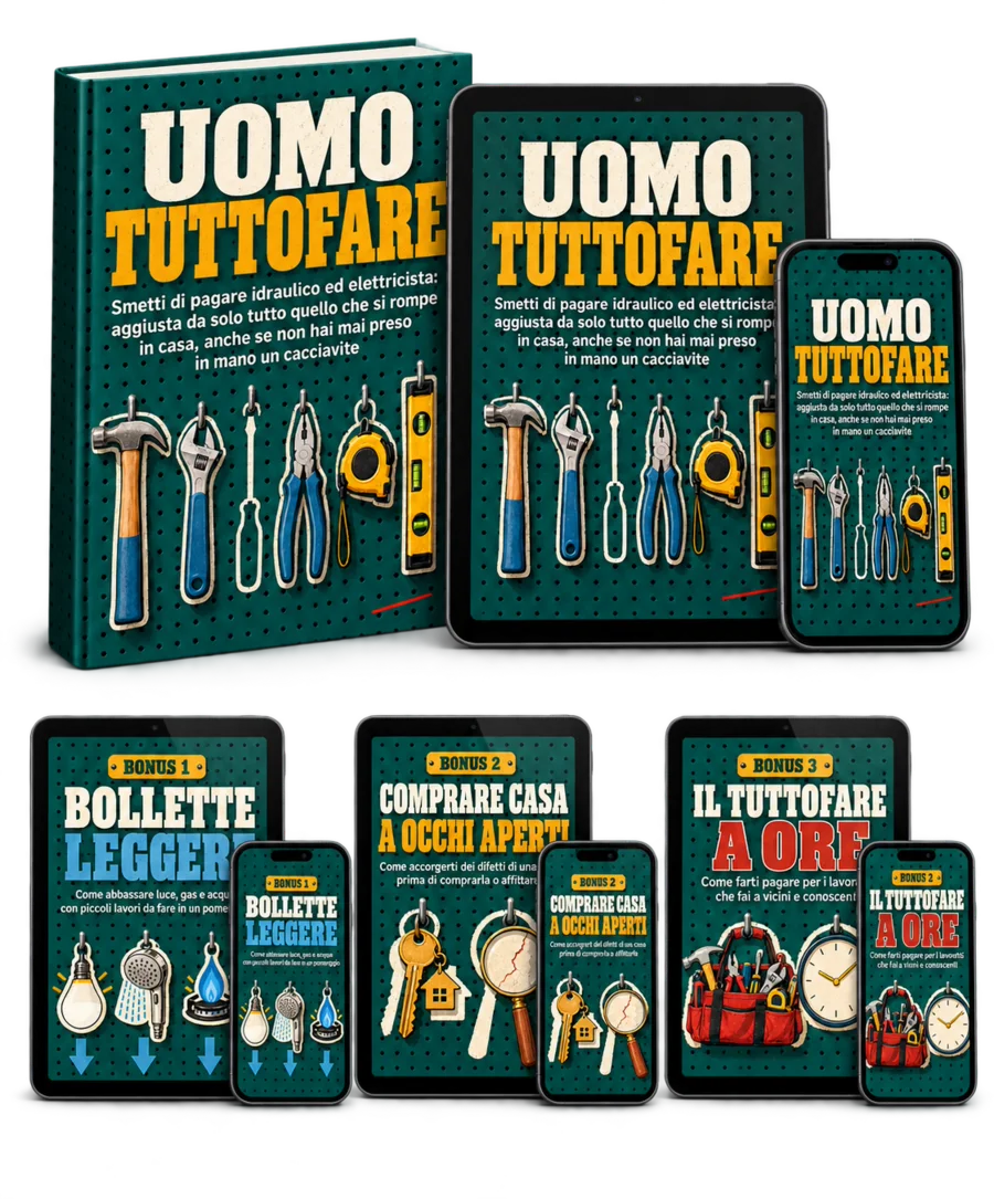 La guida Uomo Tuttofare e i 3 bonus